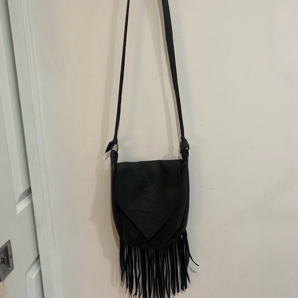 Leather tassel bag - Picture 2 of 2